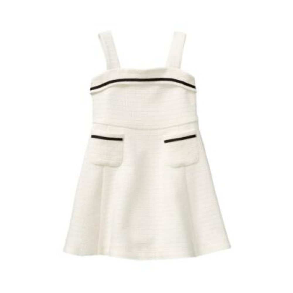 Janie And Jack BOUCLÉ Sleeveless Dress, IVORY SIZE 8